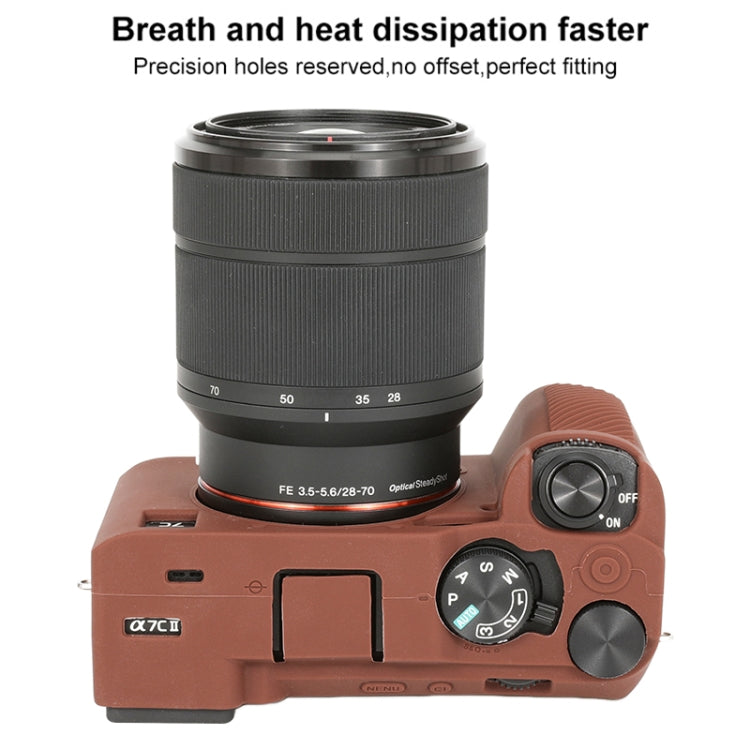 For Sony ILCE-7CM2 / A7C II / A7CR Glossy Soft Silicone Protective Case