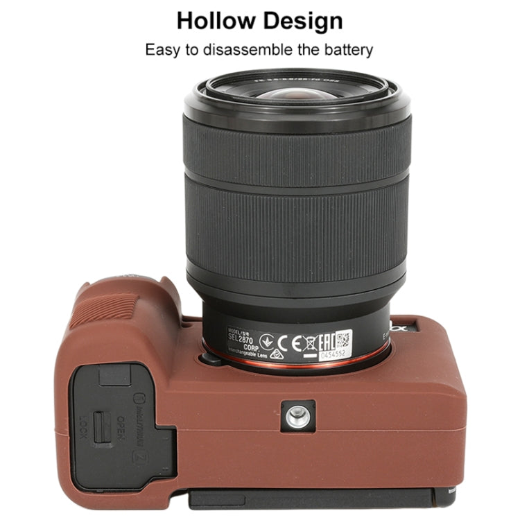 For Sony ILCE-7CM2 / A7C II / A7CR Glossy Soft Silicone Protective Case