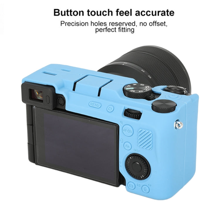 For Sony ILCE-7CM2 / A7C II / A7CR Glossy Soft Silicone Protective Case