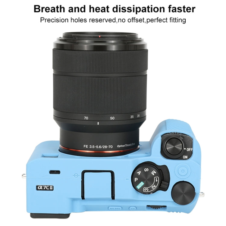 For Sony ILCE-7CM2 / A7C II / A7CR Glossy Soft Silicone Protective Case