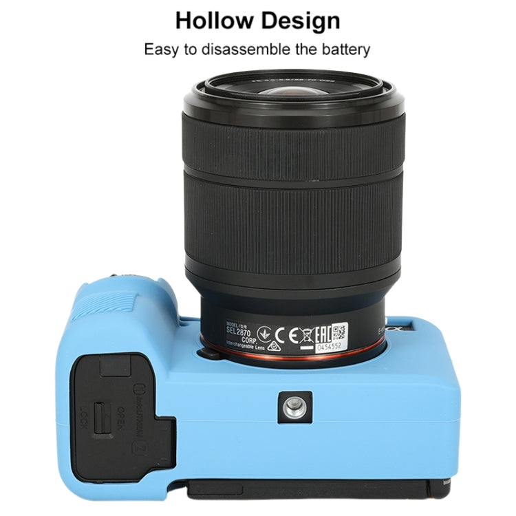 For Sony ILCE-7CM2 / A7C II / A7CR Glossy Soft Silicone Protective Case