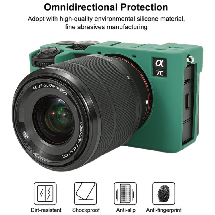 For Sony ILCE-7CM2 / A7C II / A7CR Glossy Soft Silicone Protective Case