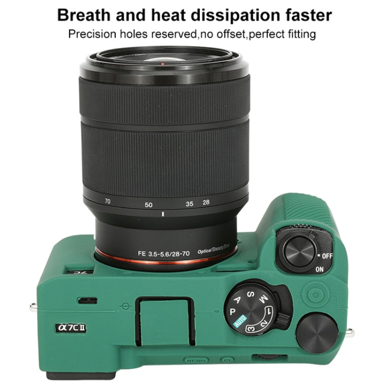 For Sony ILCE-7CM2 / A7C II / A7CR Glossy Soft Silicone Protective Case