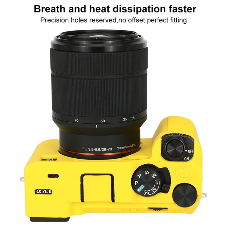 For Sony ILCE-7CM2 / A7C II / A7CR Glossy Soft Silicone Protective Case