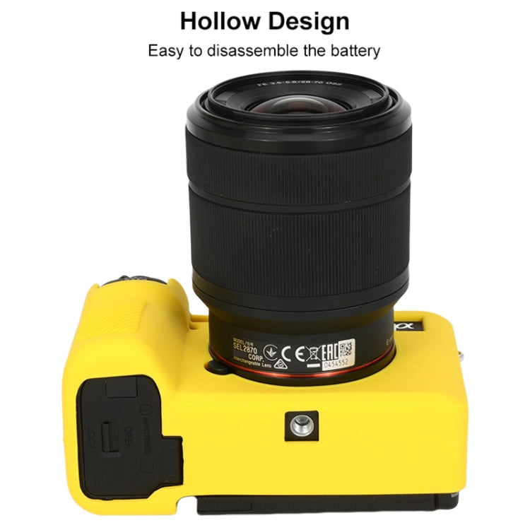 For Sony ILCE-7CM2 / A7C II / A7CR Glossy Soft Silicone Protective Case