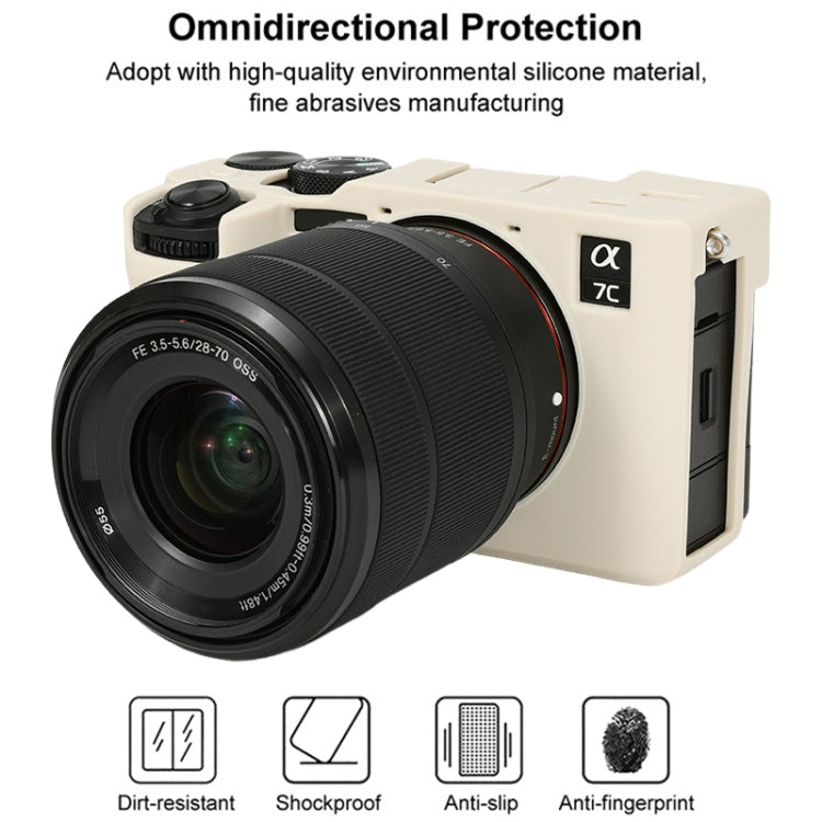 For Sony ILCE-7CM2 / A7C II / A7CR Glossy Soft Silicone Protective Case
