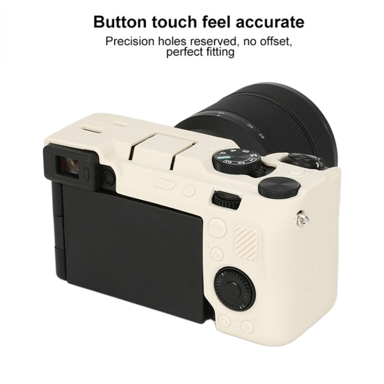 For Sony ILCE-7CM2 / A7C II / A7CR Glossy Soft Silicone Protective Case