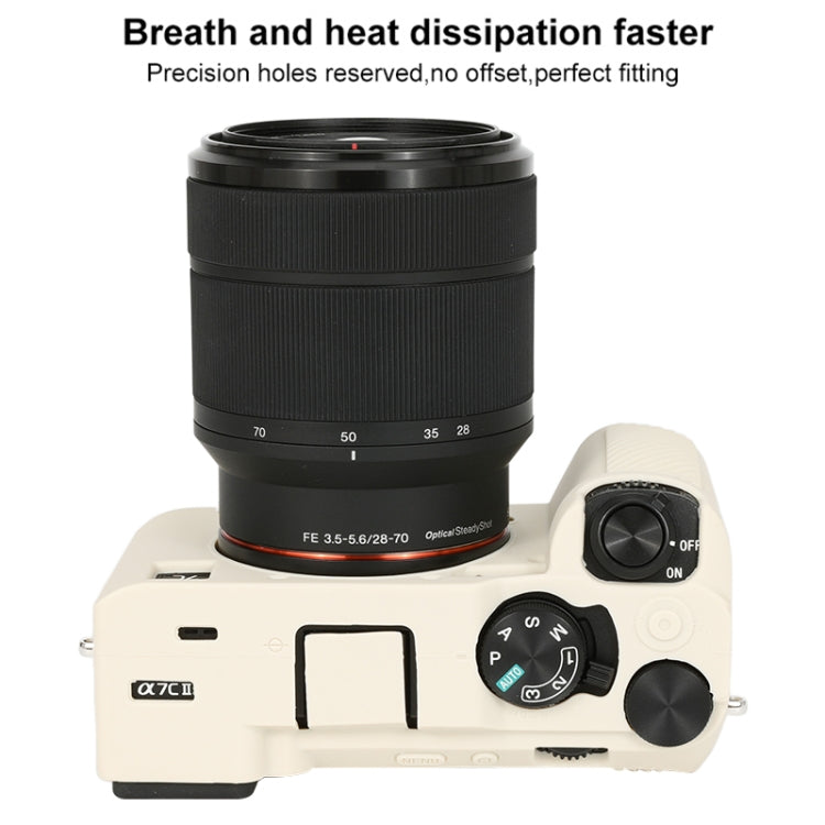 For Sony ILCE-7CM2 / A7C II / A7CR Glossy Soft Silicone Protective Case
