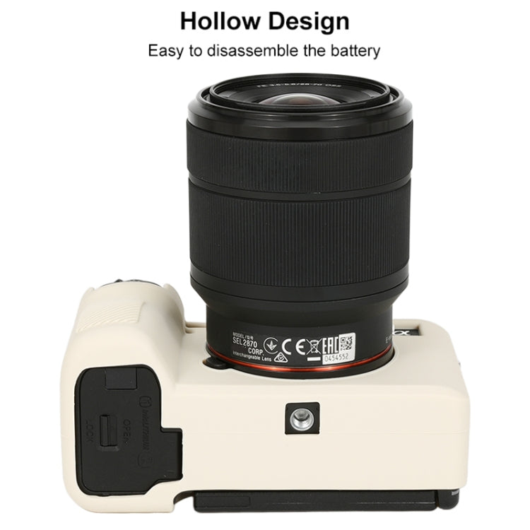 For Sony ILCE-7CM2 / A7C II / A7CR Glossy Soft Silicone Protective Case
