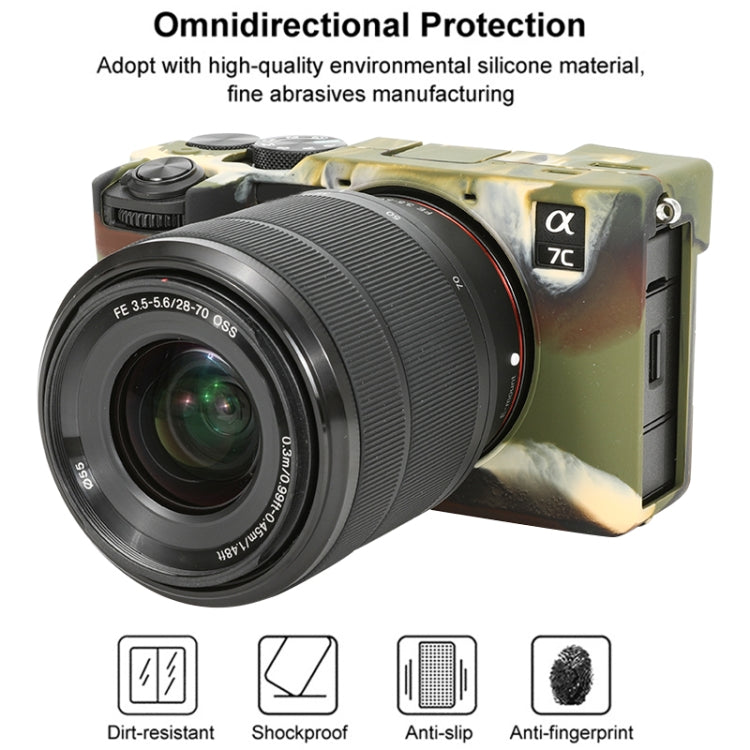 For Sony ILCE-7CM2 / A7C II / A7CR Glossy Soft Silicone Protective Case