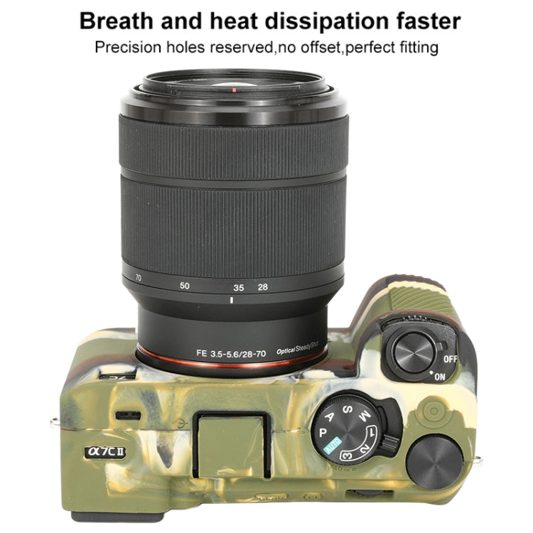 For Sony ILCE-7CM2 / A7C II / A7CR Glossy Soft Silicone Protective Case