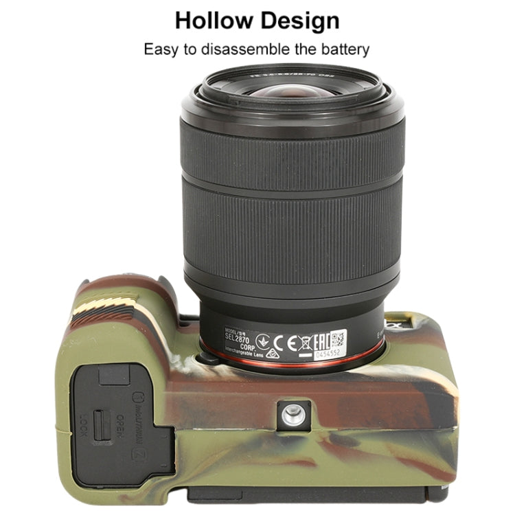 For Sony ILCE-7CM2 / A7C II / A7CR Glossy Soft Silicone Protective Case