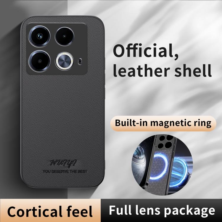 For Infinix Note 40 HUIYI Leather Magnetic Phone Case