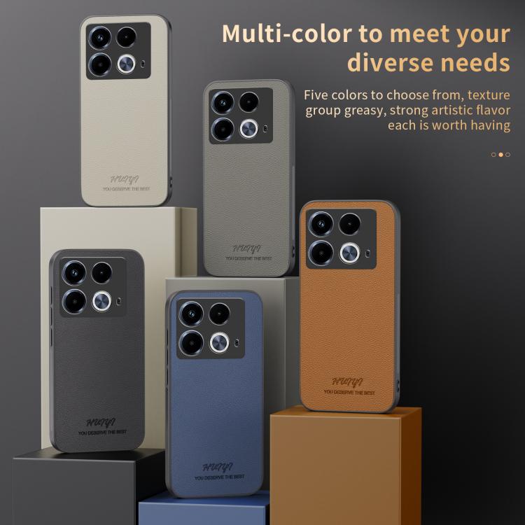 For Infinix Note 40 HUIYI Leather Magnetic Phone Case
