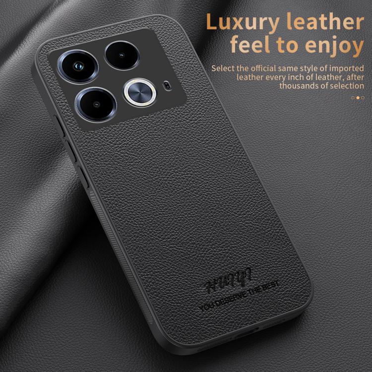 For Infinix Note 40 HUIYI Leather Magnetic Phone Case