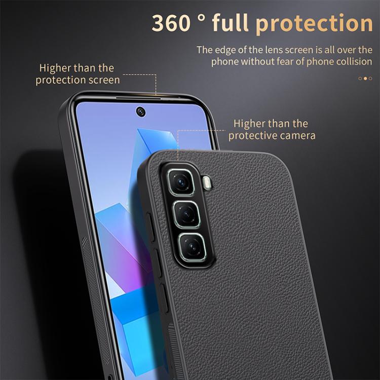 For Infinix Hot 50 4G HUIYI Leather Magnetic Phone Case