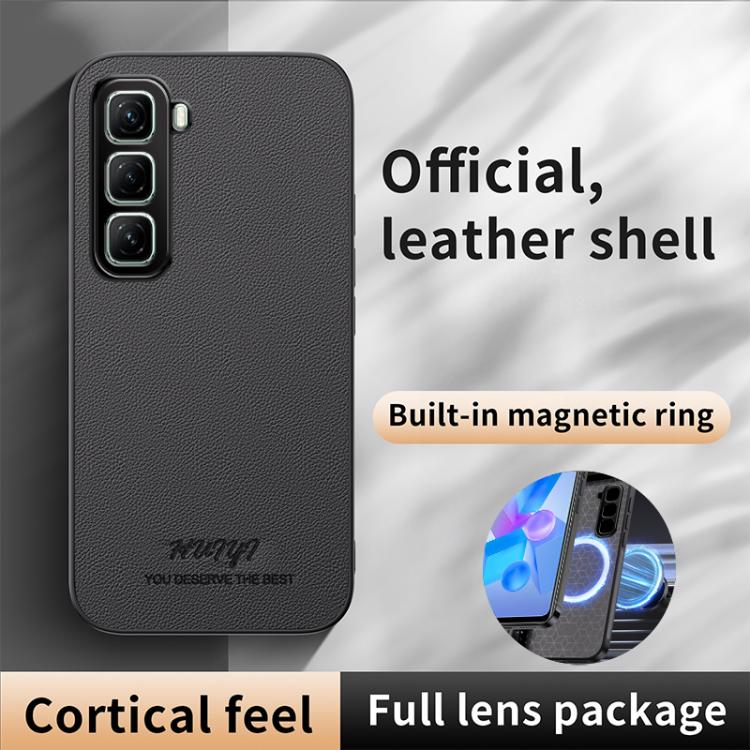 For Infinix Hot 50 5G HUIYI Leather Magnetic Phone Case
