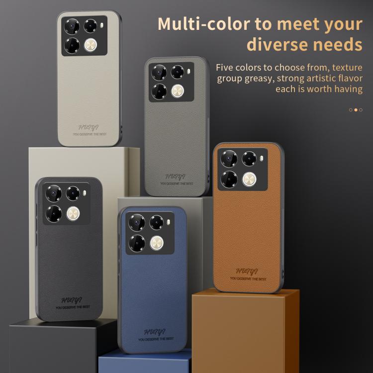 For Infinix Note 40 Pro 5G HUIYI Leather Magnetic Phone Case