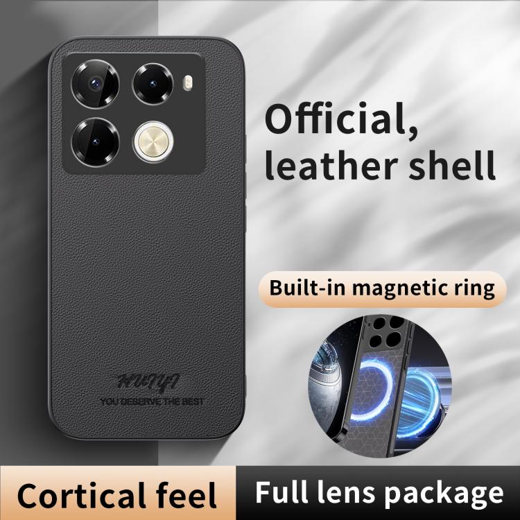 For Infinix Note 40 Pro 5G HUIYI Leather Magnetic Phone Case