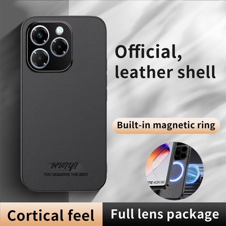 For Infinix Note 40X 5G HUIYI Leather Magnetic Phone Case