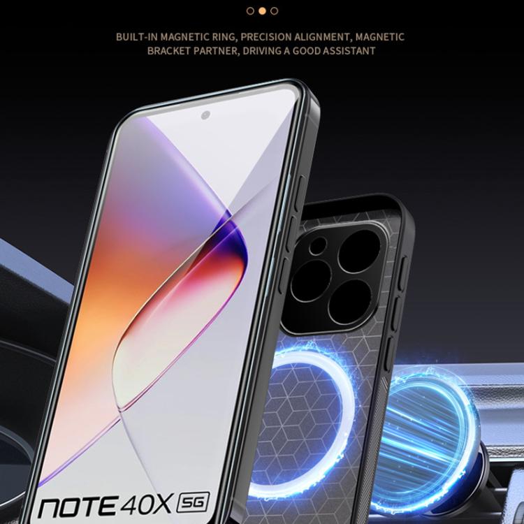 For Infinix Note 40X 5G HUIYI Leather Magnetic Phone Case