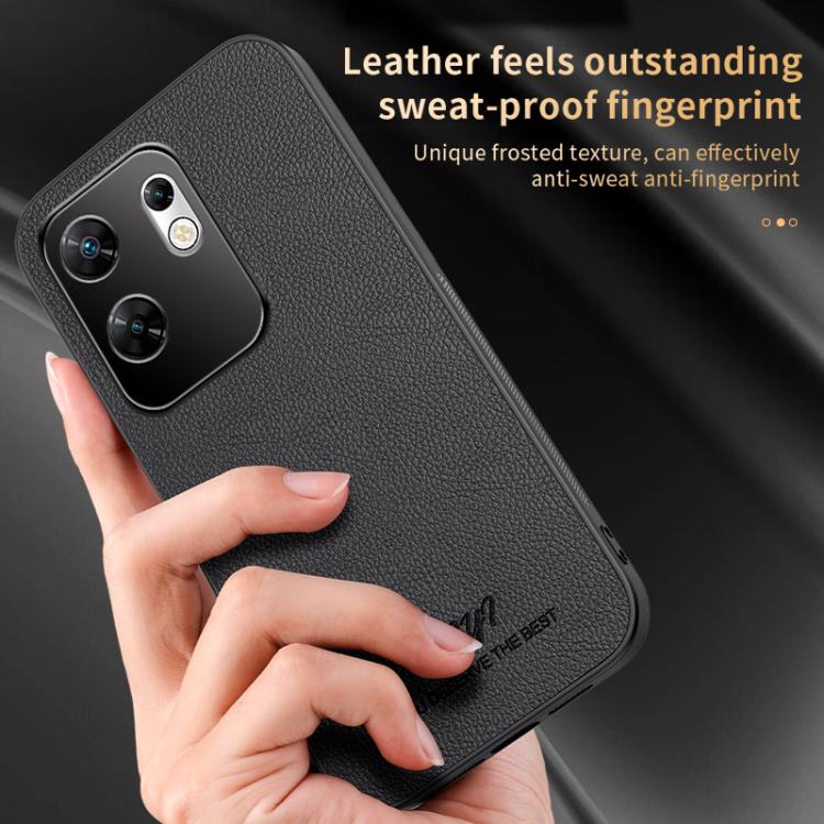 For Infinix Zero 30 4G HUIYI Leather Magnetic Phone Case