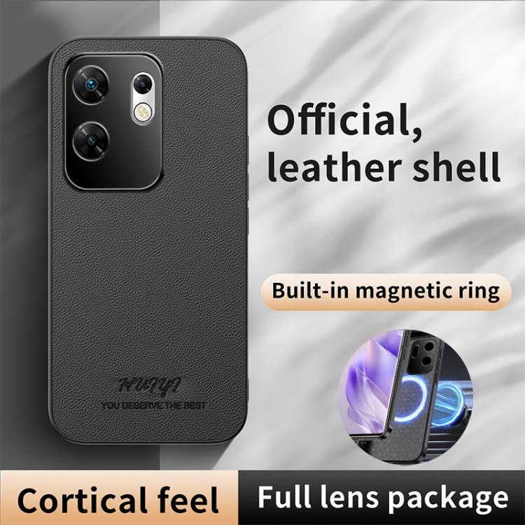 For Infinix Zero 30 4G HUIYI Leather Magnetic Phone Case