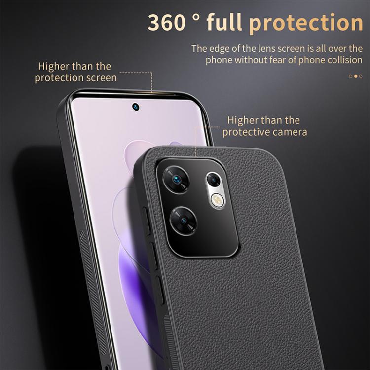 For Infinix Zero 30 4G HUIYI Leather Magnetic Phone Case