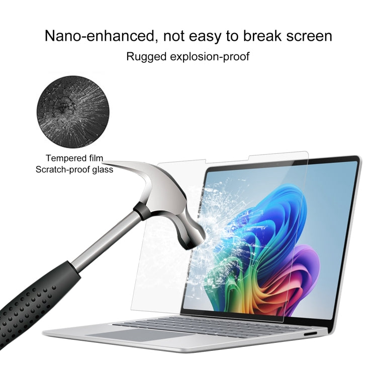 For Microsoft Surface Laptop 7 13.8 9H 0.3mm Explosion-proof Tempered Glass Film