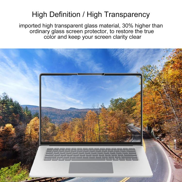 For Microsoft Surface Laptop 7 15 inch 9H 0.3mm Explosion-proof Tempered Glass Film