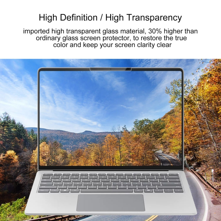 For Microsoft Surface Laptop 7 13.8 2pcs 9H 0.3mm Explosion-proof Tempered Glass Film