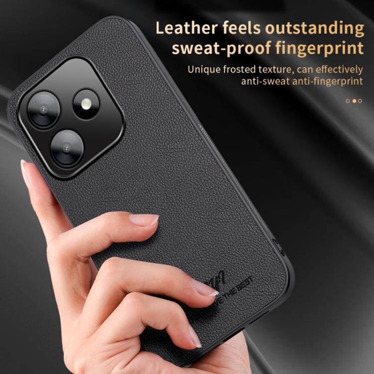 For Redmi 13 4G / Xiaomi Poco M6 4G HUIYI Leather Magnetic Phone Case
