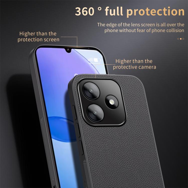 For Redmi 13 4G / Xiaomi Poco M6 4G HUIYI Leather Magnetic Phone Case