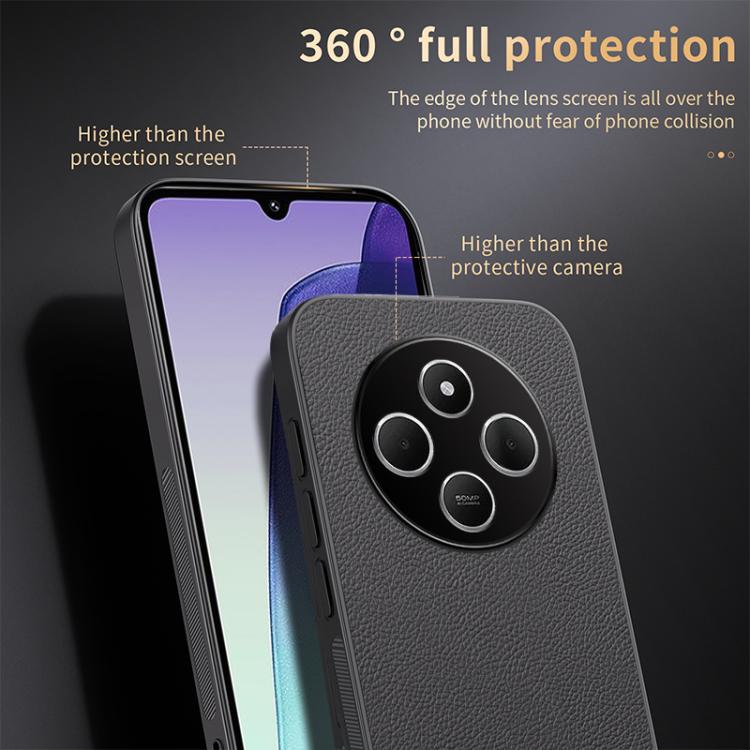 For Redmi 14C 4G HUIYI Leather Magnetic Phone Case