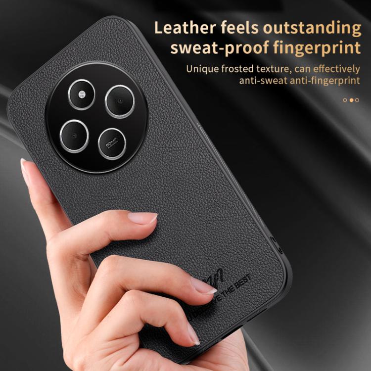 For Redmi 14C 4G HUIYI Leather Magnetic Phone Case