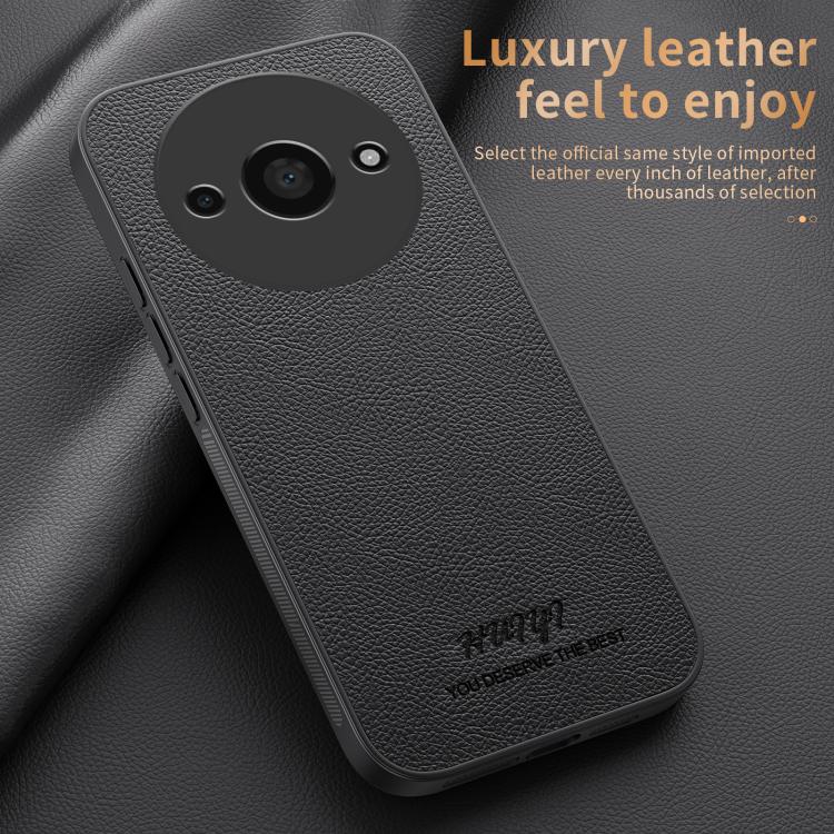 For Redmi A3 HUIYI Leather Magnetic Phone Case