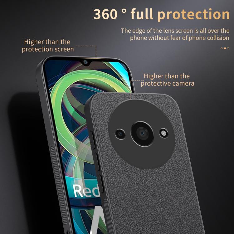 For Redmi A3 HUIYI Leather Magnetic Phone Case