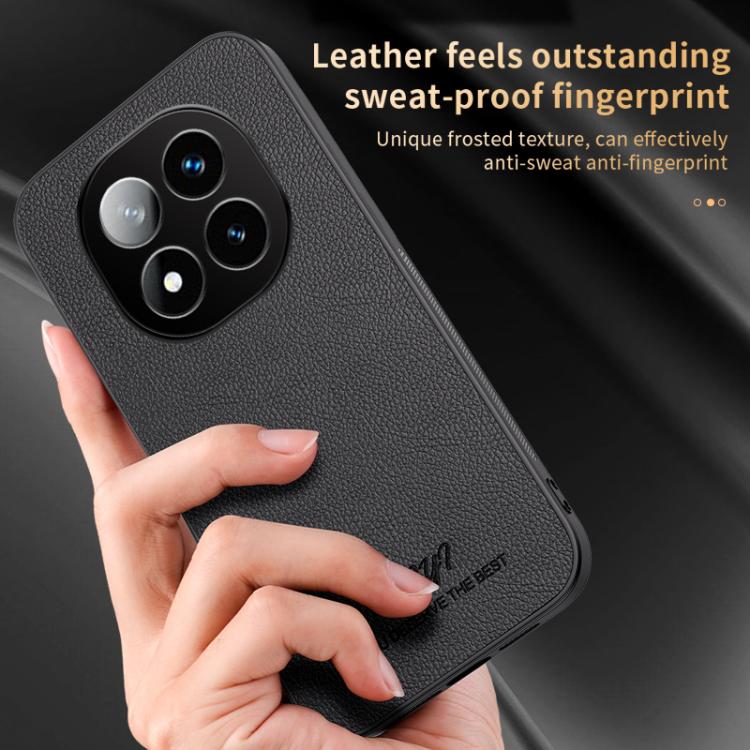 For Redmi Note 14 Pro 5G HUIYI Leather Magnetic Phone Case