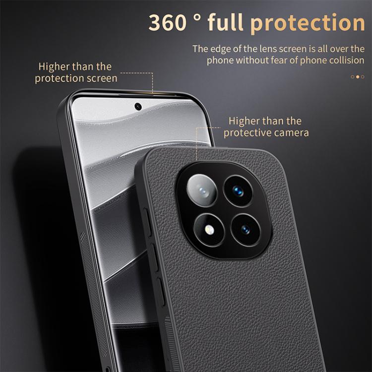 For Redmi Note 14 Pro 5G HUIYI Leather Magnetic Phone Case