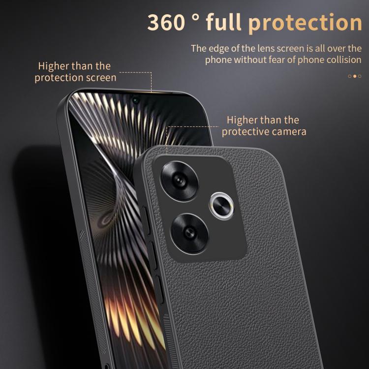 For Redmi Turbo 3 HUIYI Leather Magnetic Phone Case