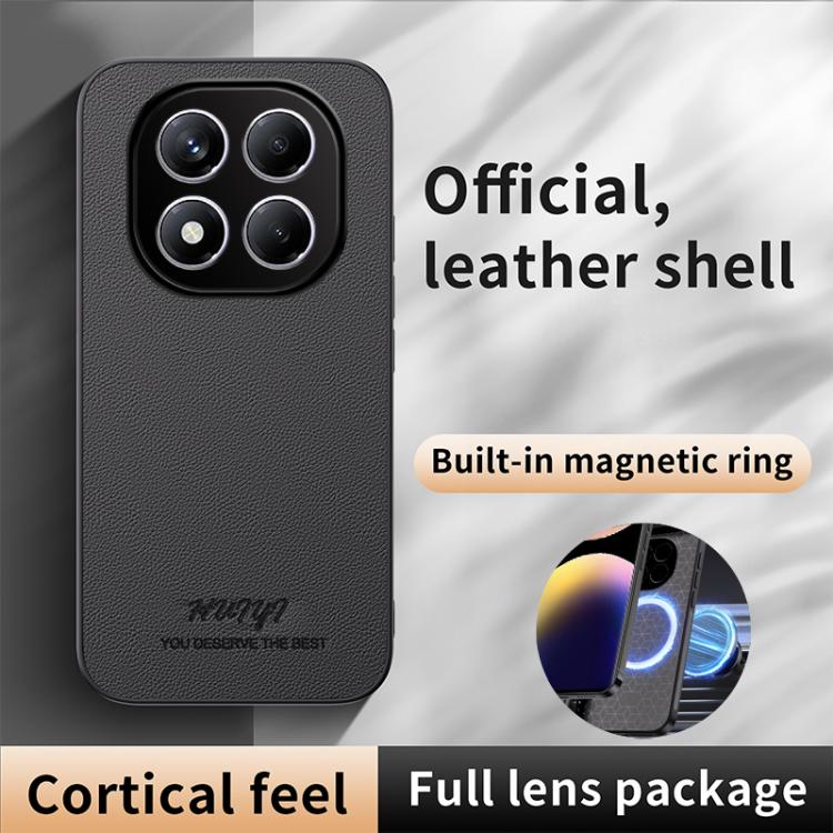 For Redmi Note 14 Pro 4G HUIYI Leather Magnetic Phone Case