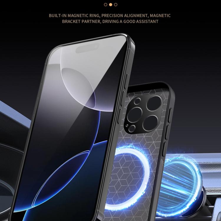 For iPhone 16 Pro Max HUIYI Leather Magnetic Phone Case