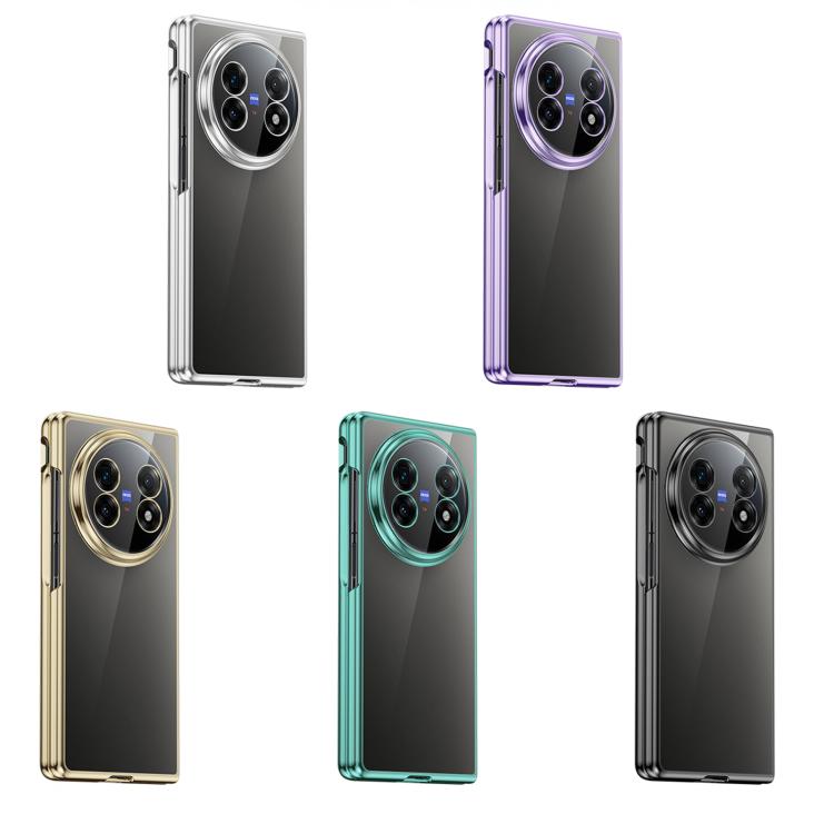 For vivo X Fold5 6D Electroplating PC Shockproof Phone Case