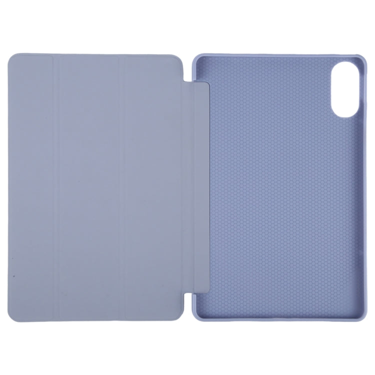 For Huawei MatePad SE 11 2024 Tri-fold Silicone Leather Tablet Case