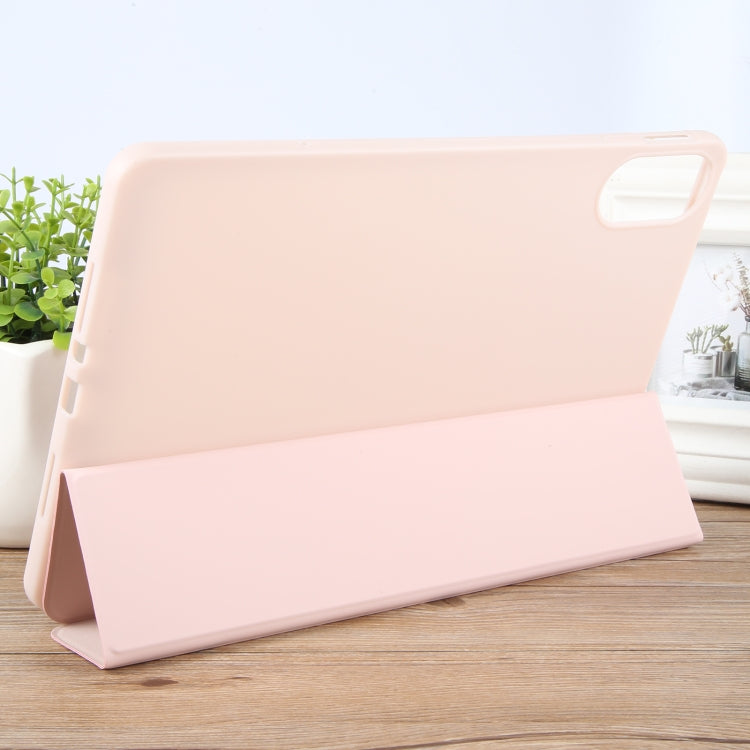 For Huawei Matepad Air 12 Tri-fold Silicone Leather Tablet Case