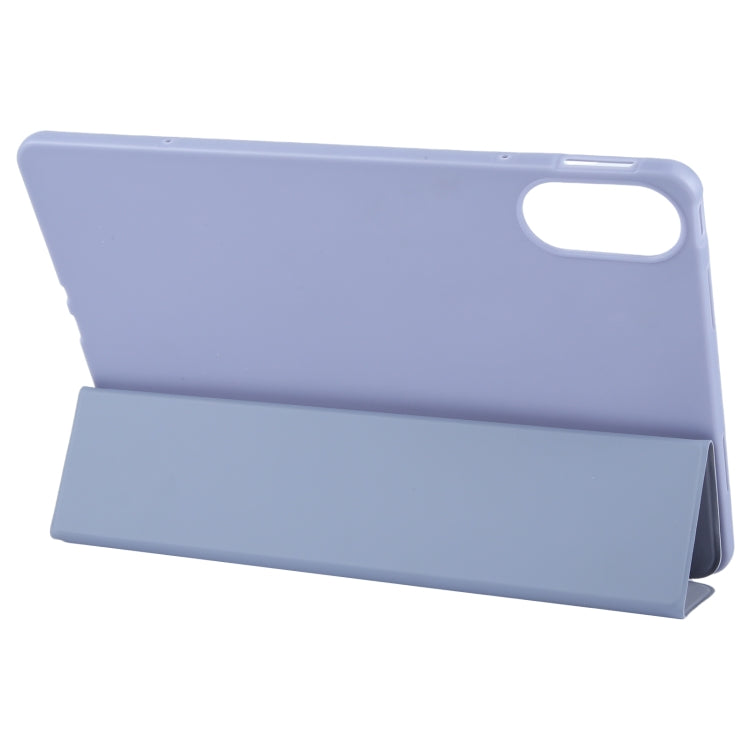 For Huawei Matepad Air 12 Tri-fold Silicone Leather Tablet Case