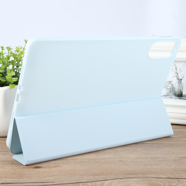 For Huawei Matepad Air 12 Tri-fold Silicone Leather Tablet Case