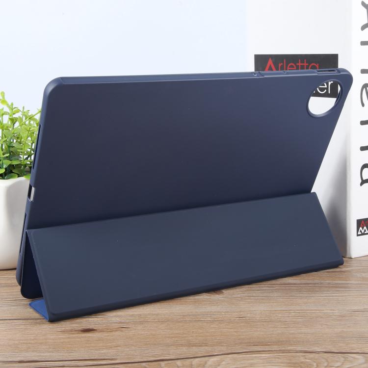 For Huawei MatePad Mini 8.8 Tri-fold Silicone Leather Tablet Case