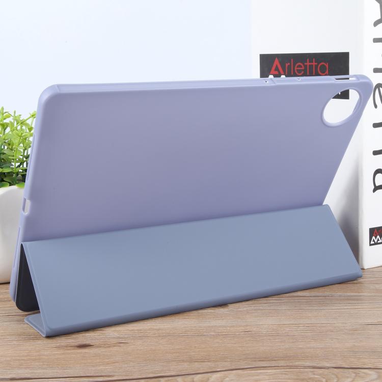 For Huawei MatePad Mini 8.8 Tri-fold Silicone Leather Tablet Case