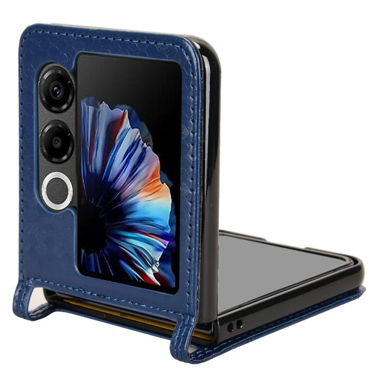 For ZTE nubia Flip2 A404ZT Honeycomb Dot Texture Card Slot Leather Phone Case